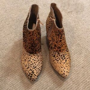 Matisse Animal Print Booties